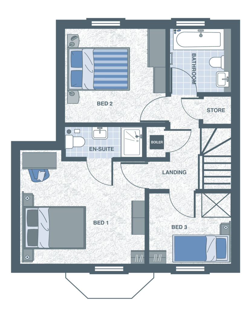 The Brackley New Homes for Sale Wakefield Bridge Homes Yorkshire